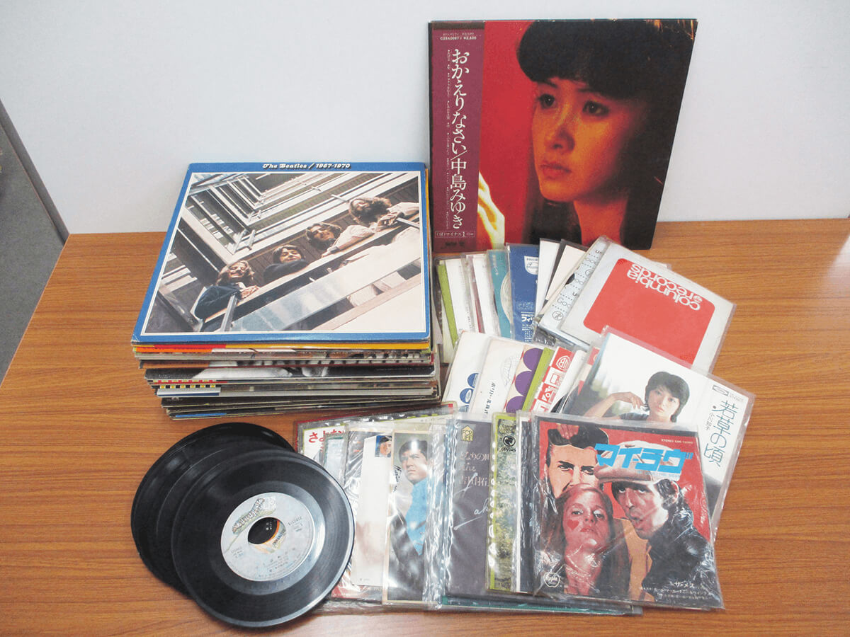 大阪のレコード買取専門店「TU-Field」では、中島みゆき、因幡晃、よしだたくろう、サイモンとガーファンクル、カーペンターズ、ビートルズのレコードを高価買取しております
