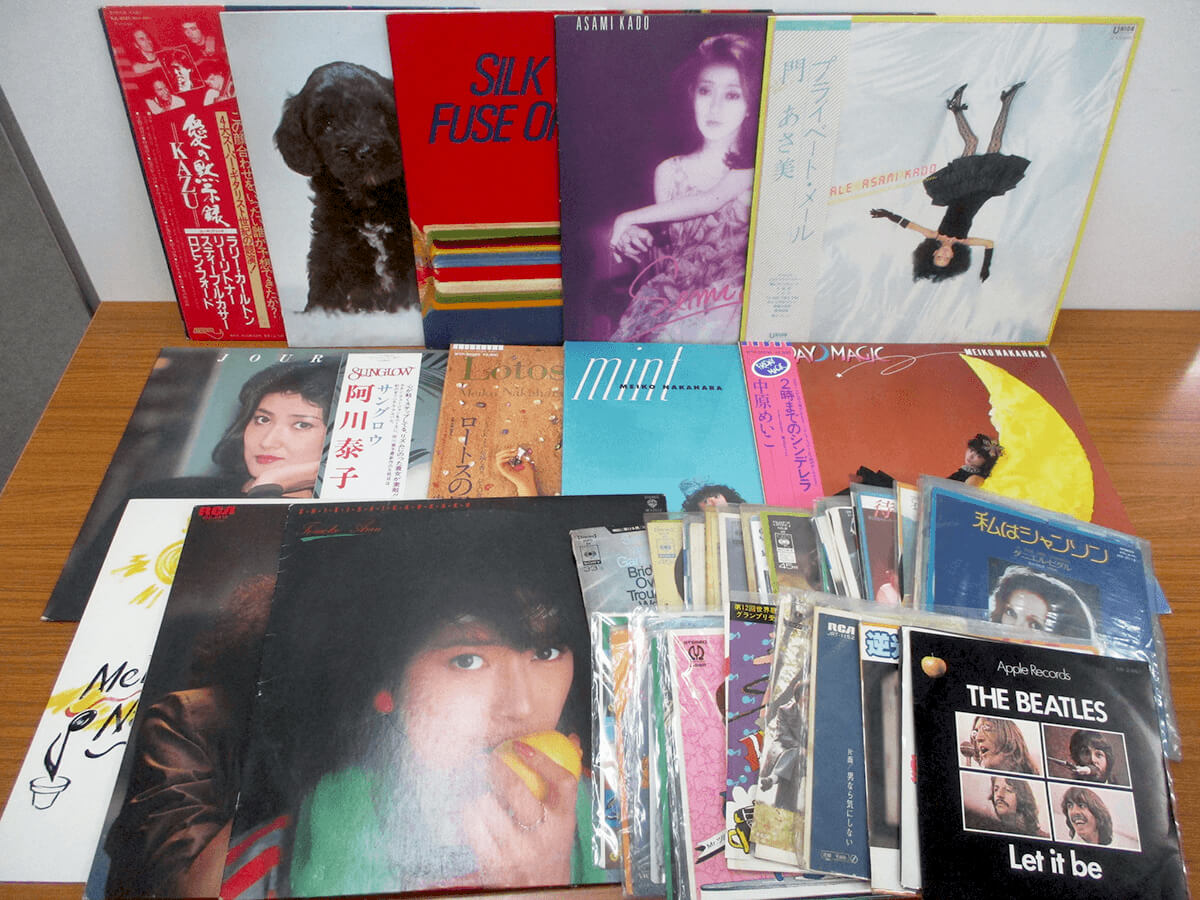 大阪のレコード買取専門店「TU-Field」では、門あさ美、阿川泰子、中原めいこ、亜蘭知子、オイゲン・キケロ、竹内まりやのレコードを高価買取しております