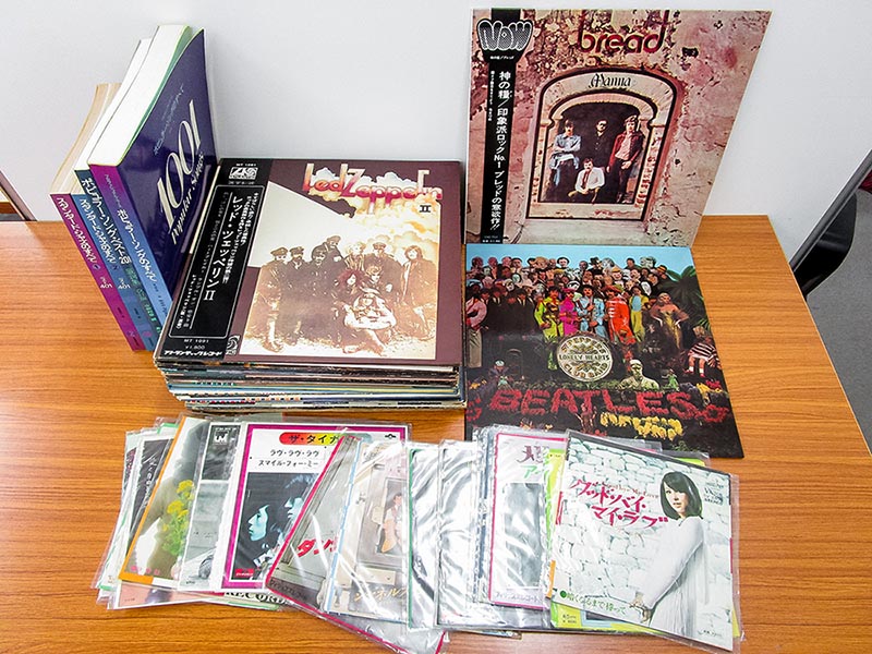 大阪のレコード買取専門店「TU-Field」では、ブレッド、ビートルズ、レッド・ツェッペリンのLPレコードを高価買取いたします