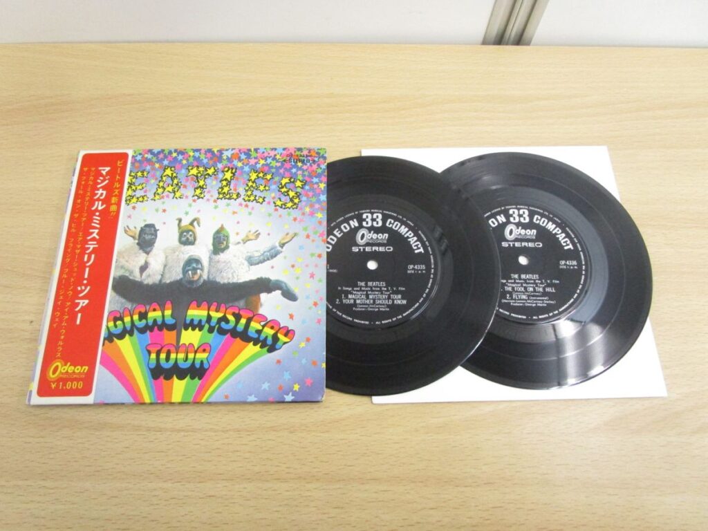 ビートルズ/マジカル・ミステリー・ツアー(OP-4335-6、EPレコード2枚組、帯付き)