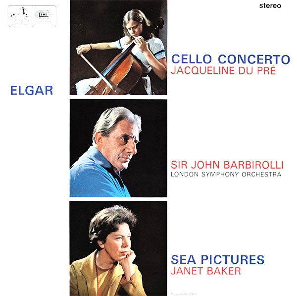 Jacqueline Du Pre / Elgar: Cello Concerto (UK EMI ASD 655 / Semi-Circle) クラシック レコード 買取価格 高価買取