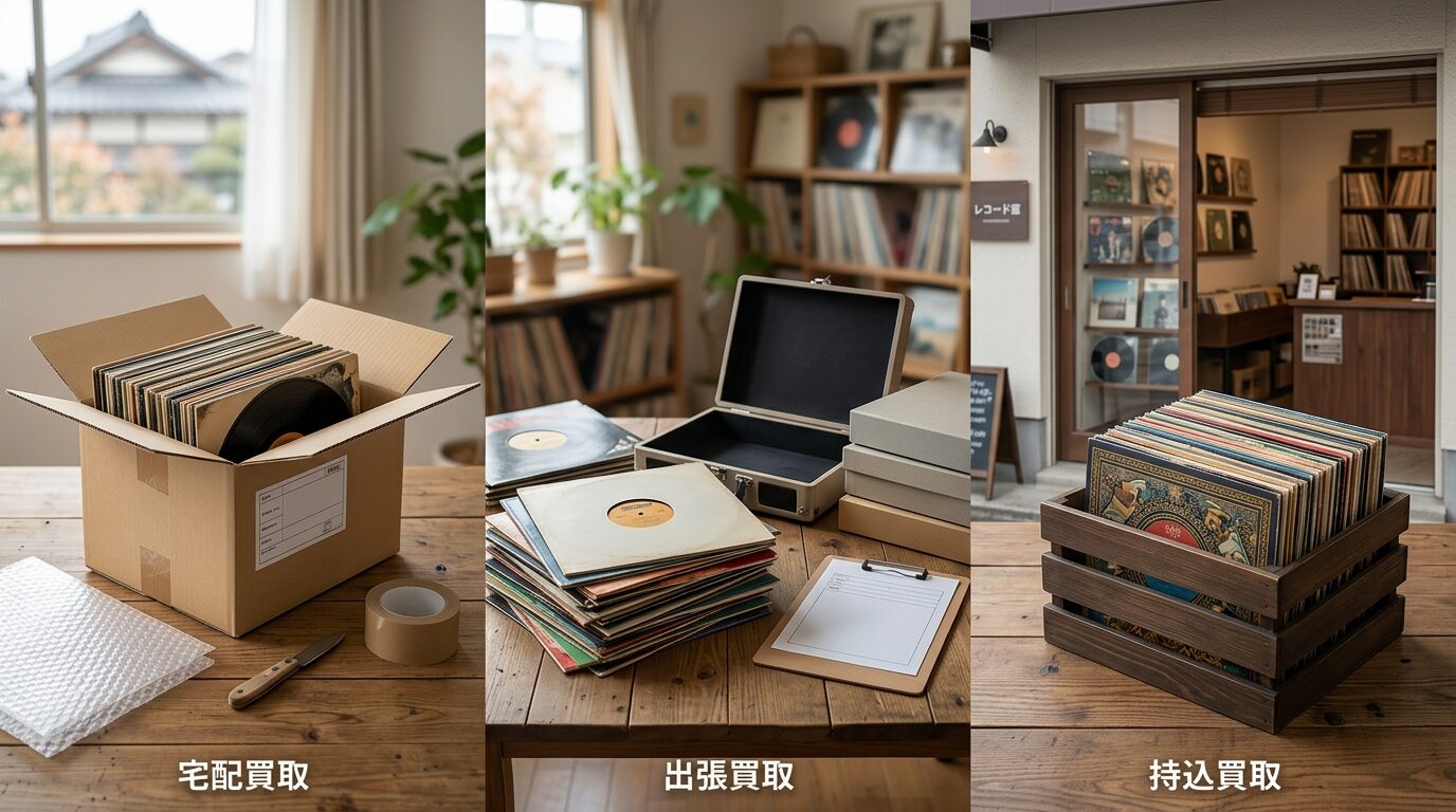 当店TU-Fieldの宅配買取で茨城からレコードを売る方法のイメージ画像
