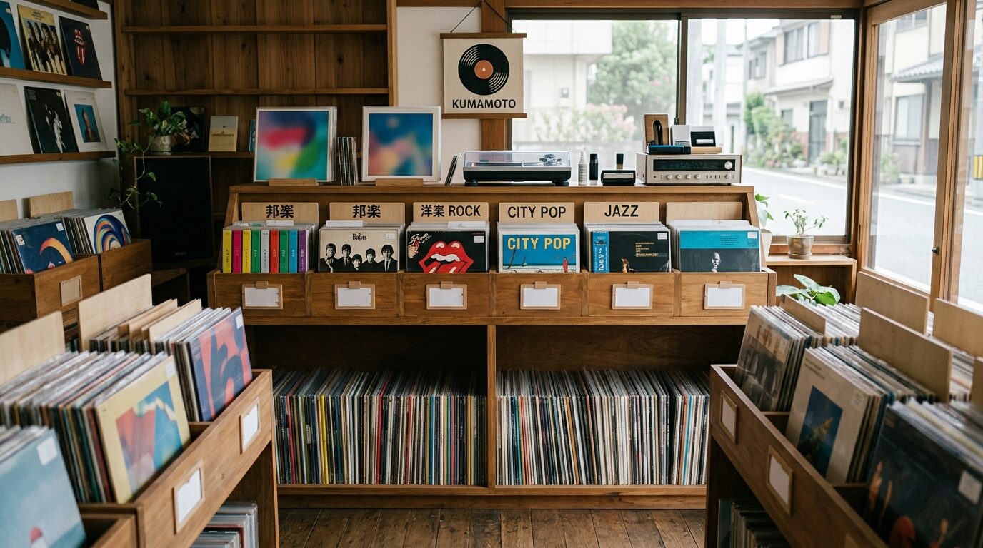 熊本のレコード買取相場一覧|ジャンル別・アーティスト別の価格目安のイメージ画像