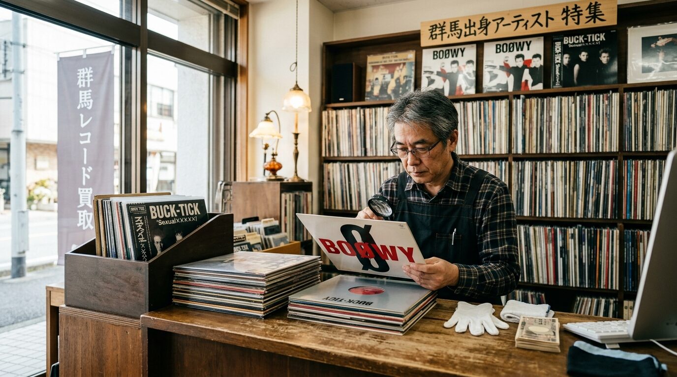 群馬出身アーティストのレコードは高く売れる?BOOWY・BUCK-TICKの買取傾向のイメージ画像