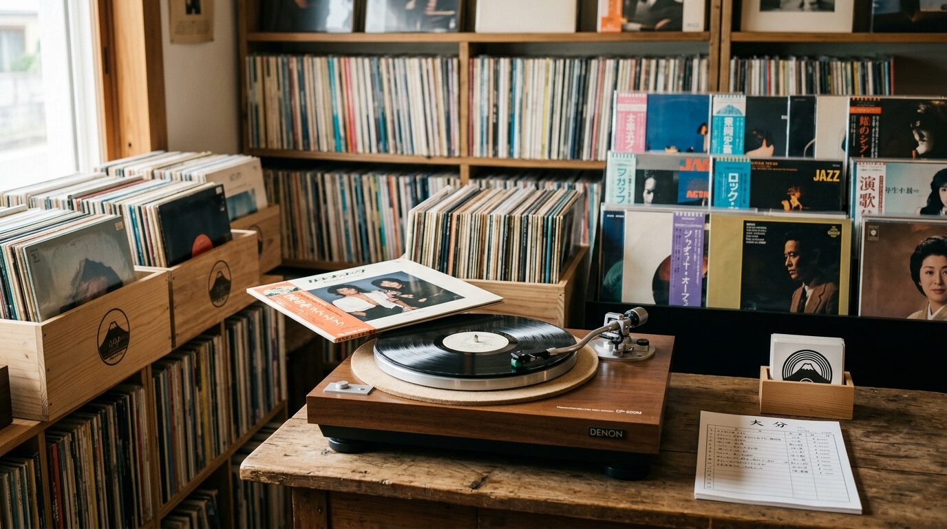 大分のレコード買取相場一覧｜ジャンル別の価格目安表のイメージ画像
