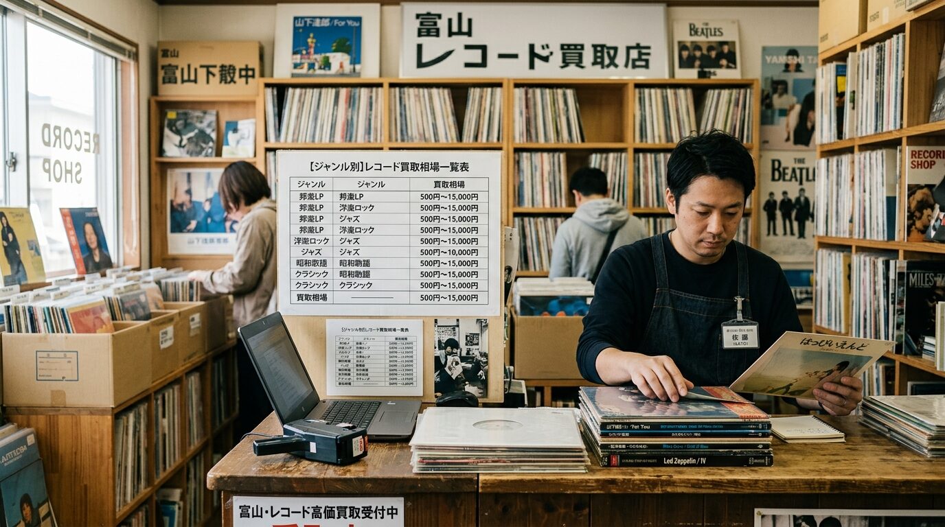 【ジャンル別】レコード買取相場一覧表のイメージ画像