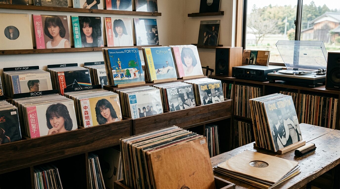 茨城県で需要の高いレコードジャンルと買取傾向のイメージ画像