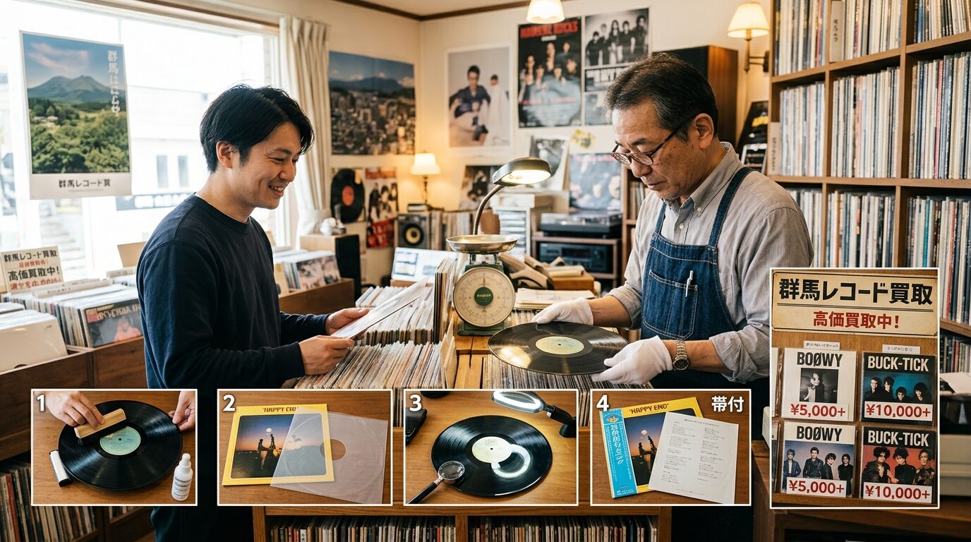 レコードを高く売るための3つのコツのイメージ画像