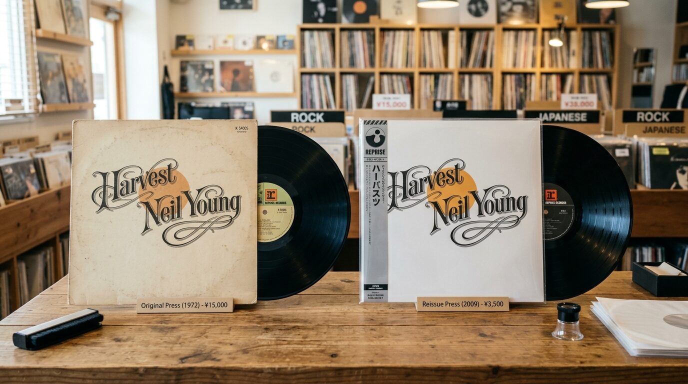 オリジナル盤と再発盤の価格差｜知っておくべき査定の基礎知識のイメージ画像