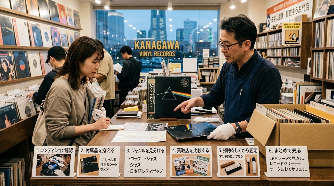 神奈川でレコードを高く売るための6つのコツのイメージ画像