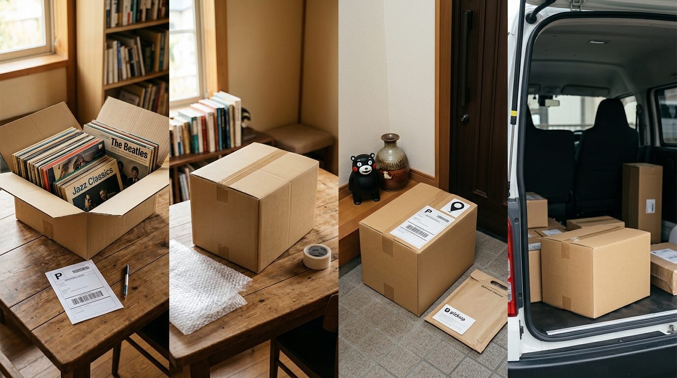 熊本からTU-Fieldの宅配買取を利用する手順のイメージ画像