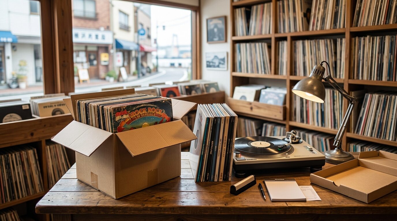 初めてレコードを売る方への完全ガイド｜申込みから入金までのイメージ画像