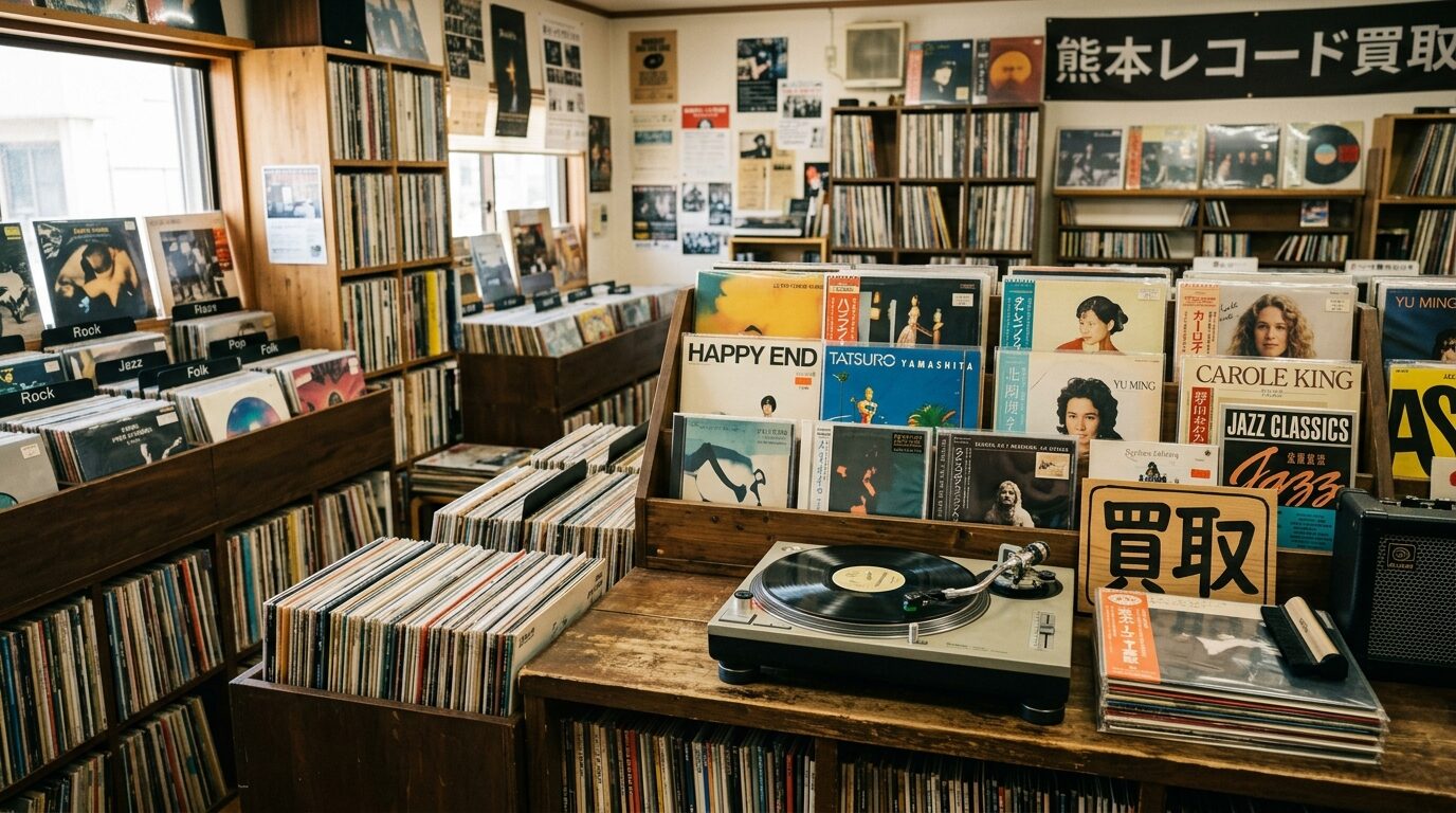 熊本・九州エリアのレコード文化とコレクター事情のイメージ画像