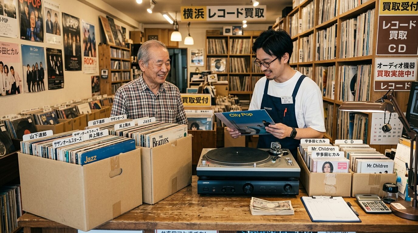 レコードと一緒にオーディオ機器・CDも売れる？まとめ売りのメリットのイメージ画像