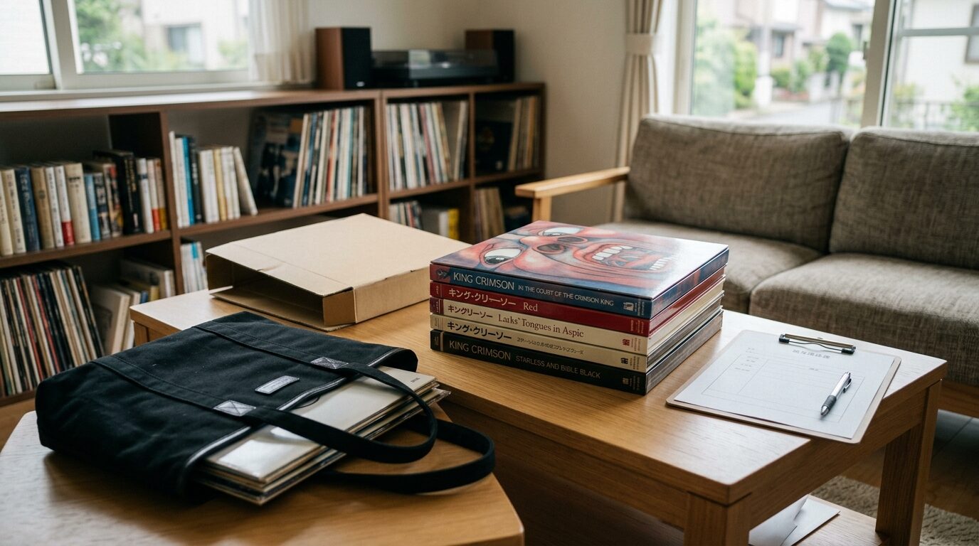 出張買取でキング・クリムゾンのレコードを売る方法のイメージ画像