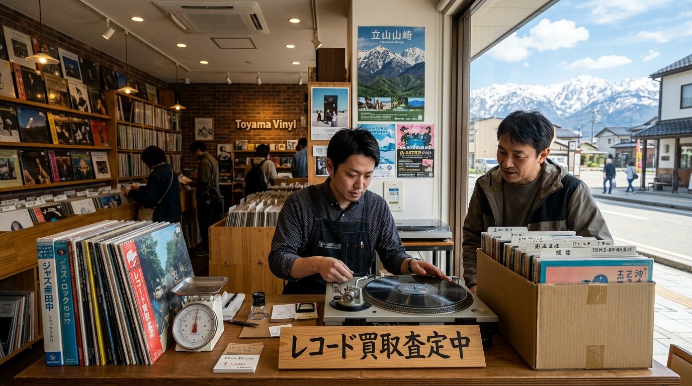 富山県とレコード文化｜なぜ今レコード買取が注目されるのかのイメージ画像