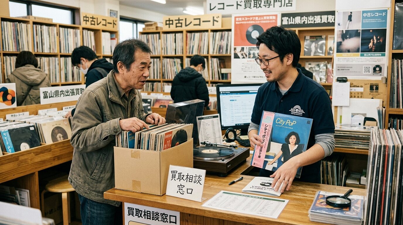 富山のレコード買取でよくある質問（FAQ）のイメージ画像