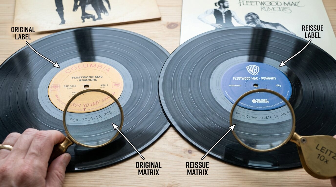 オリジナル盤と再発盤の価格差｜高価買取を左右する重要知識