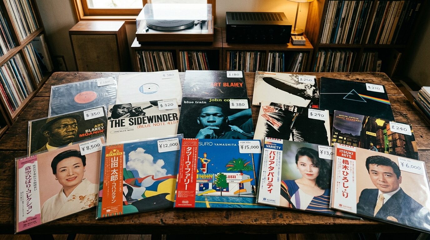【ジャンル別】福井で売れるレコードの買取相場一覧表