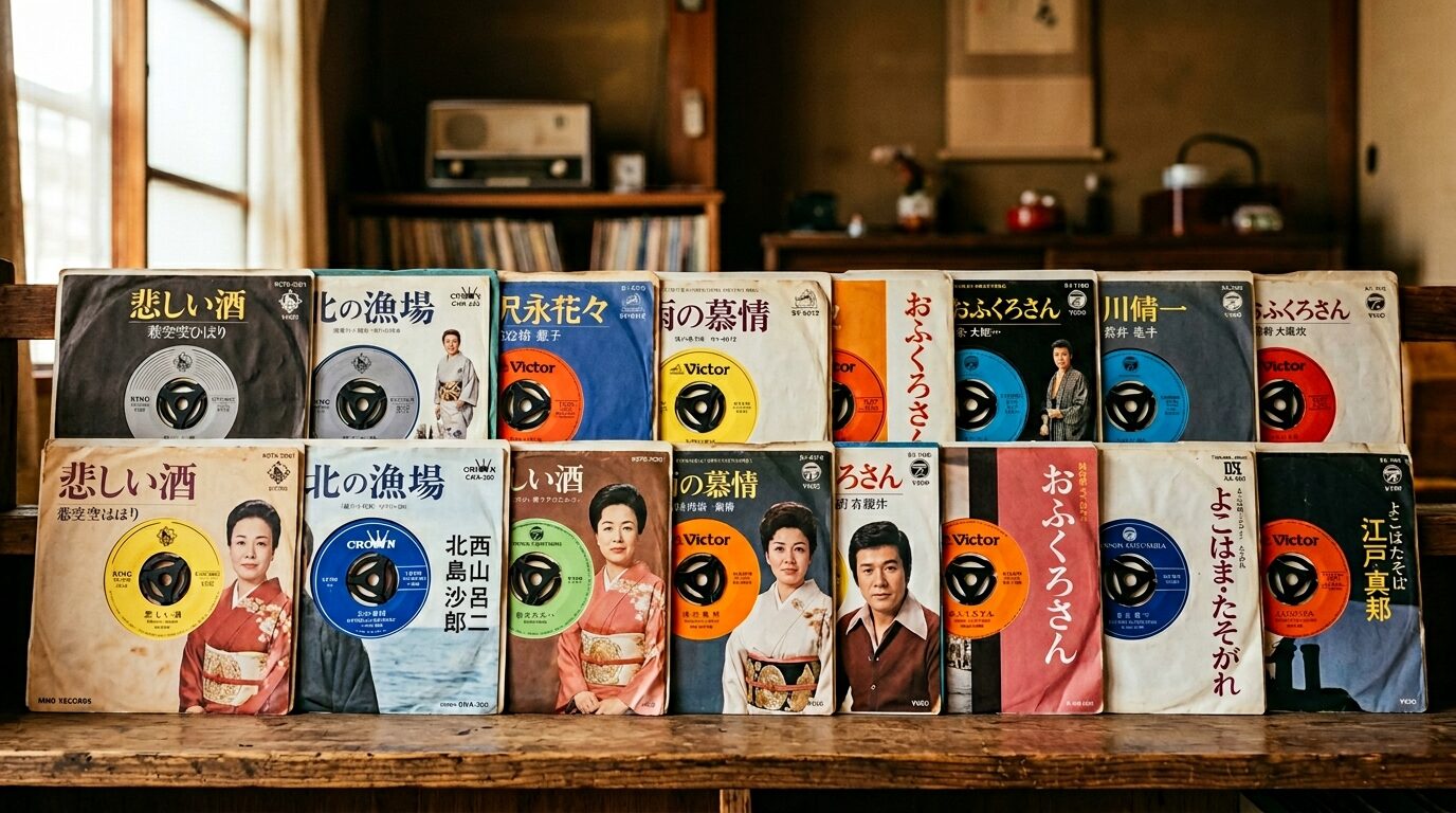 藤圭子シングル盤(7インチ)の買取相場表