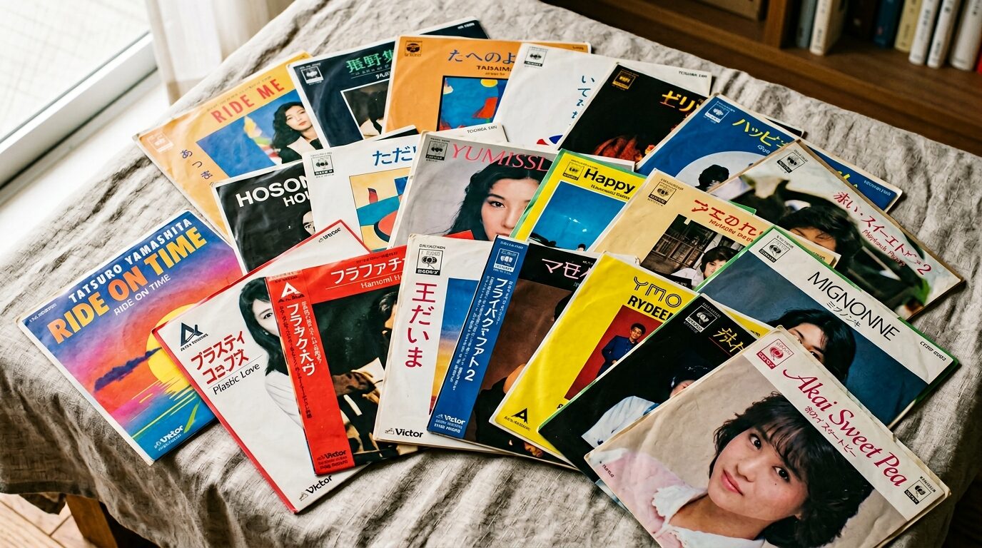 大滝詠一シングル盤(7インチ・EP)の代表タイトル別相場