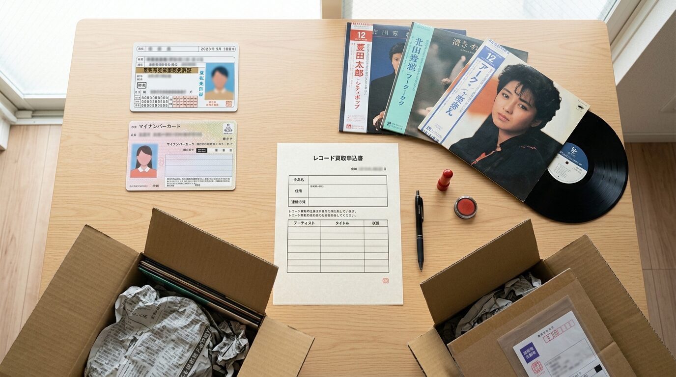 レコード買取に必要なもの｜本人確認書類と事前準備