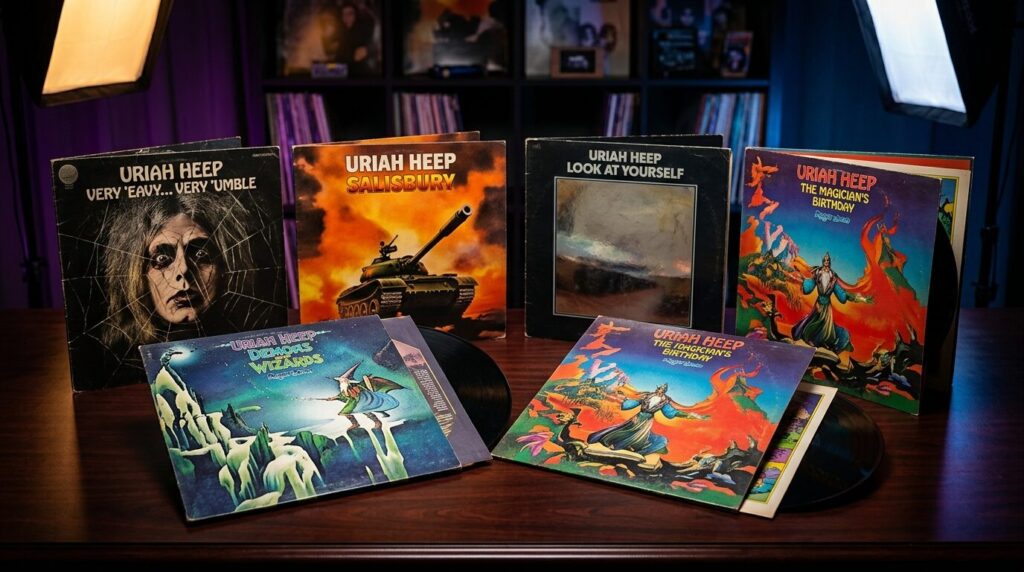 【プロ鑑定士が公開】ユーライア・ヒープ レコードの高額買取リスト・相場一覧