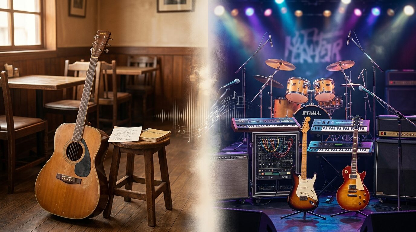 フォークとニューミュージックの境界線|買取相場はどう変わる?