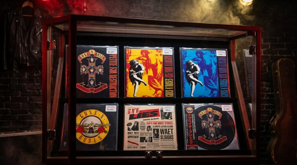 ガンズ・アンド・ローゼズ (Guns N' Roses) のレコード高額買取リスト・相場一覧