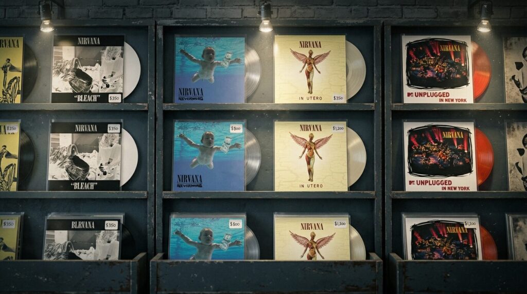 【プロ鑑定士が公開】ニルヴァーナ (Nirvana) のレコード高額買取リスト・相場一覧