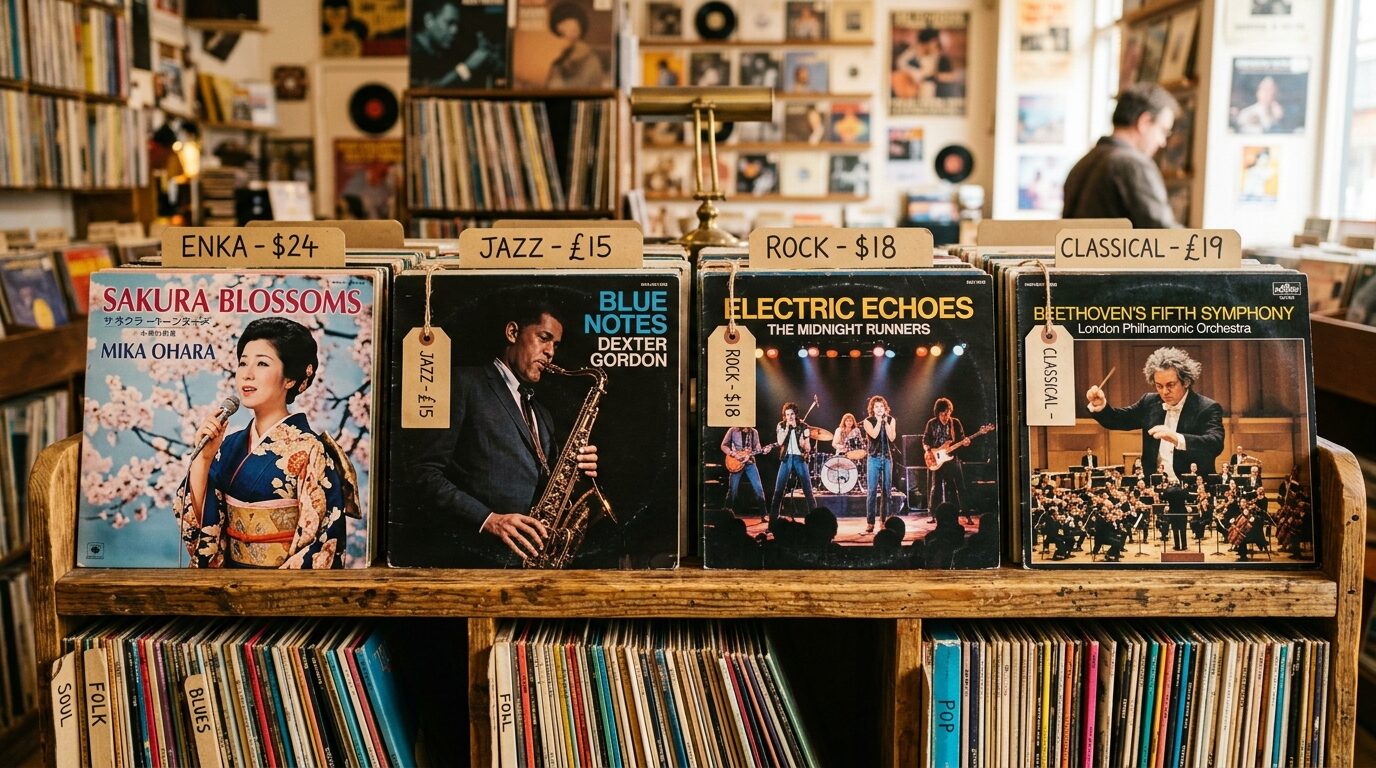 【ジャンル別】秋田のレコード買取相場表｜LP・EP・シングル盤の目安価格