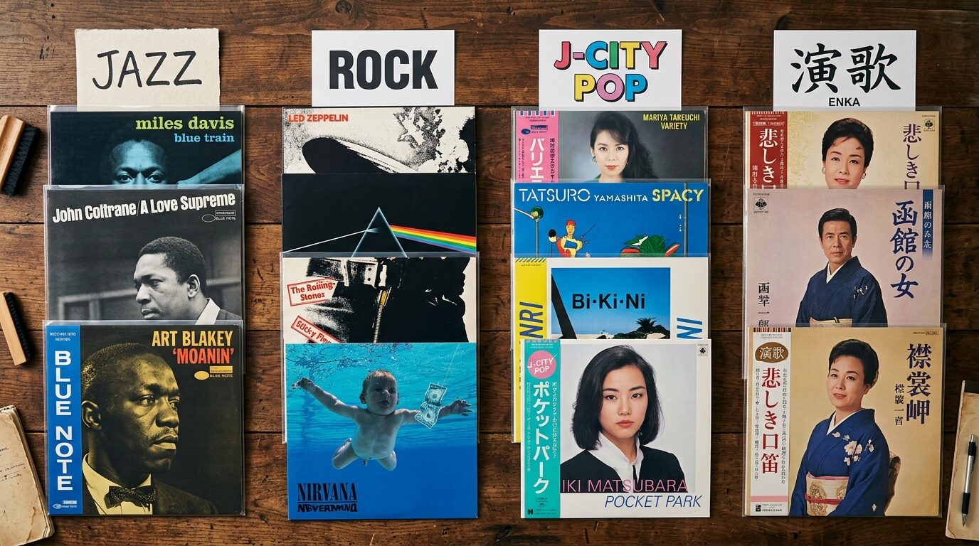 実家の押し入れから発見された大量の古いレコード