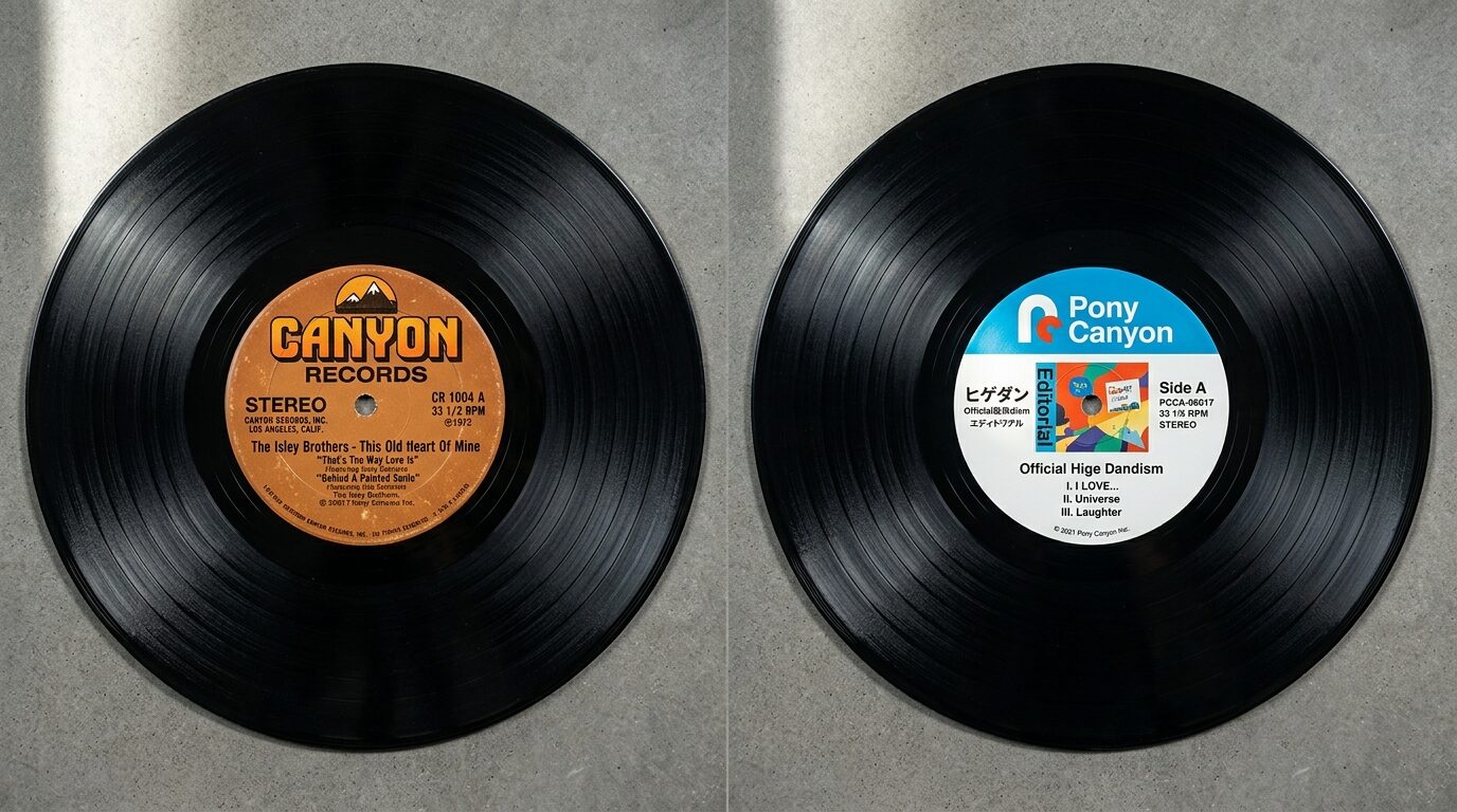 オリジナル盤・初回プレス盤と再発盤の買取価格差