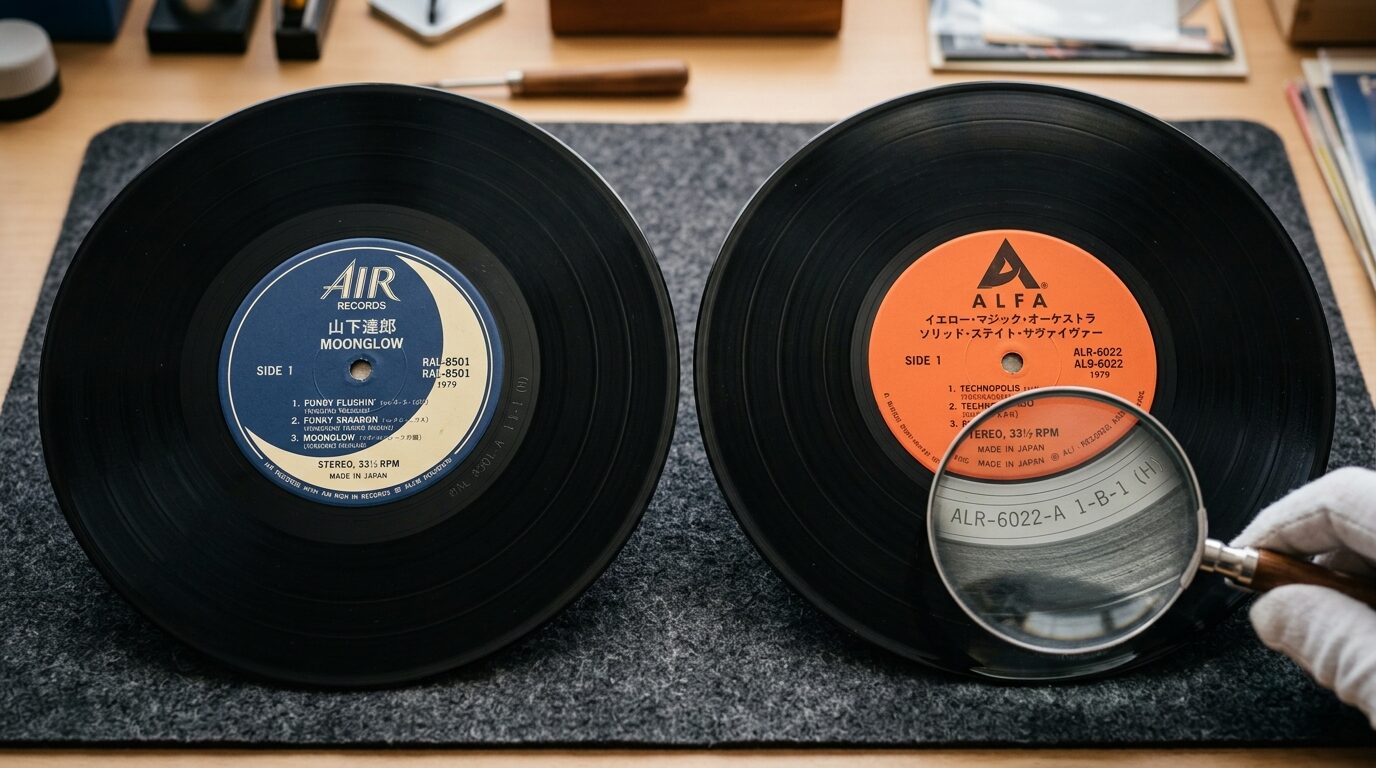 オリジナル盤と再発盤の価格差|藤圭子レコードの見分け方