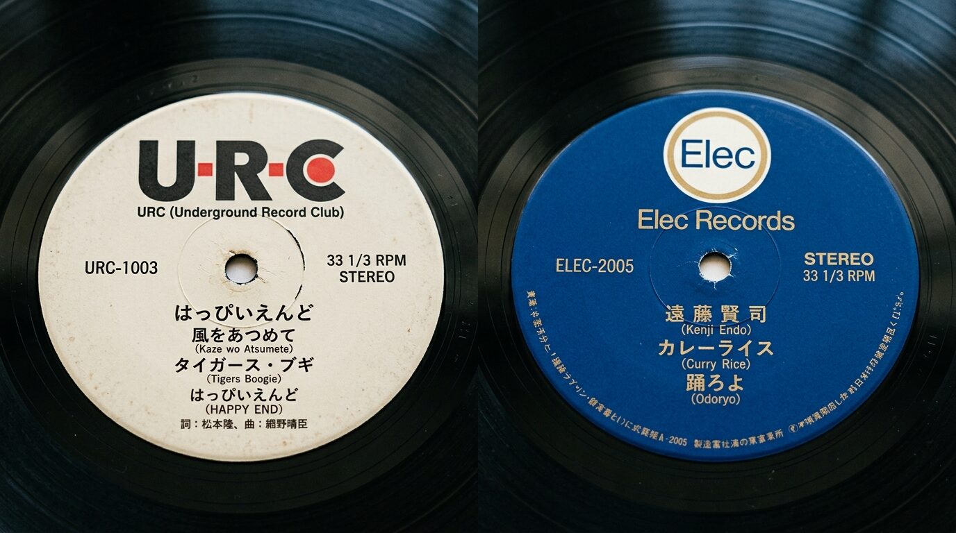 URC・エレックレコード・フォーライフ|レーベル別のプレミア価値を解説