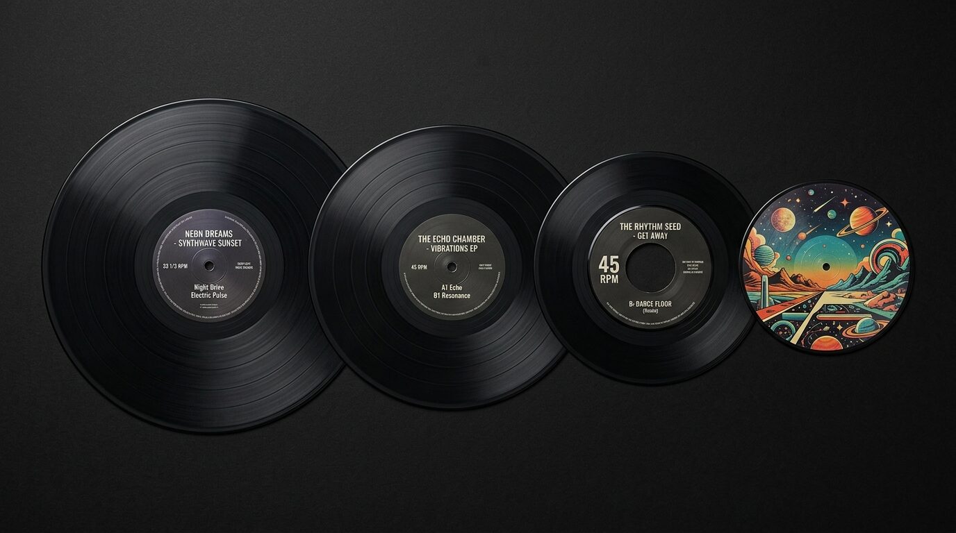 LP・EP・ピクチャー盤｜フォーマット別の特徴と相場の違い