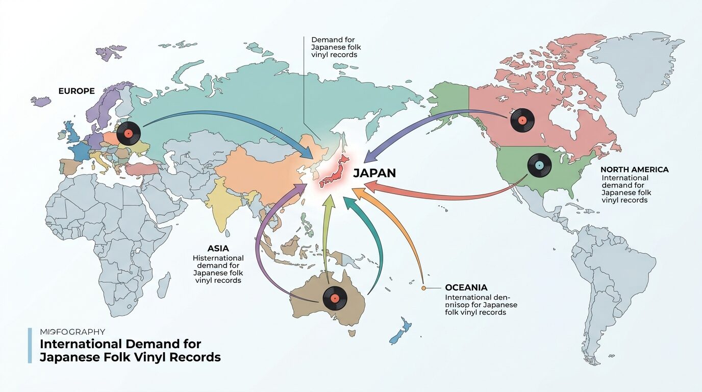 和モノフォークの海外需要|外国人コレクターが狙うフォーク盤とは
