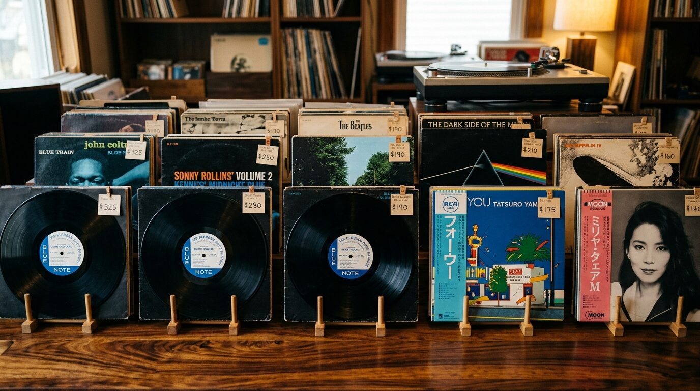 ジャンル別レコードコレクションと価格表