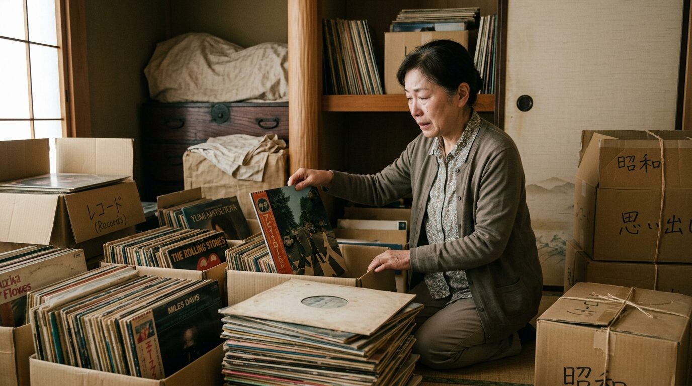 遺品整理で発見されたレコード