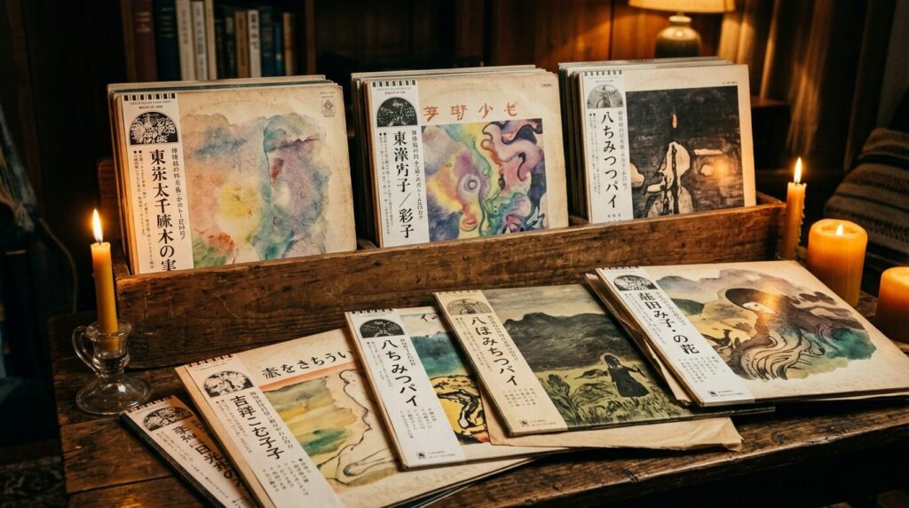 佐井好子1970年代日本フォークLP盤コレクション