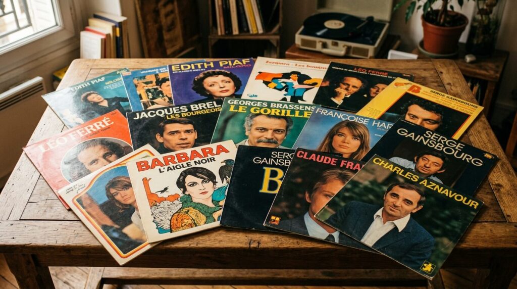 ダリダのレコードコレクションイメージ