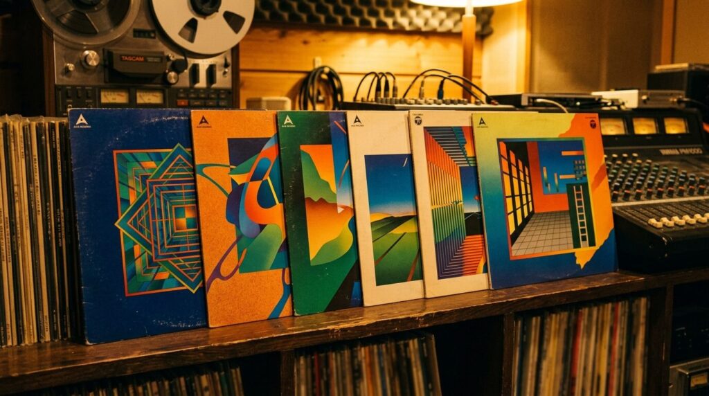 和フュージョンレコードのコレクション