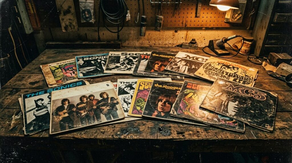 ガレージロックのレコードコレクション