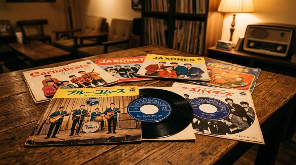 ブルーコメッツ時代のグループサウンズEPレコード