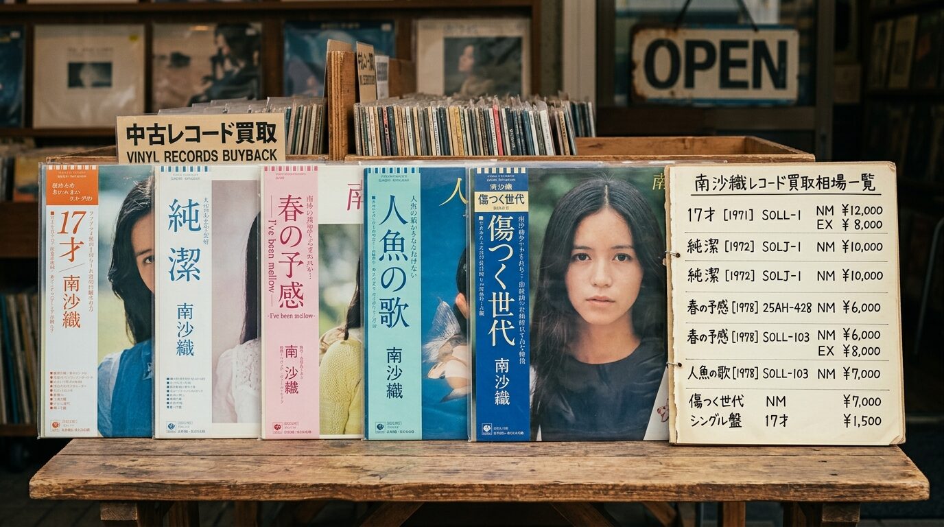 南沙織レコードの買取相場一覧のイメージ