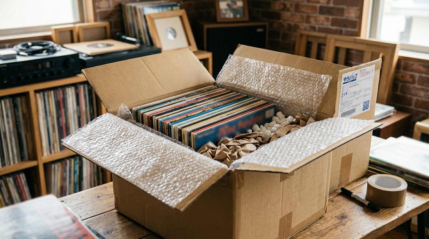 宅配買取で発送するレコード