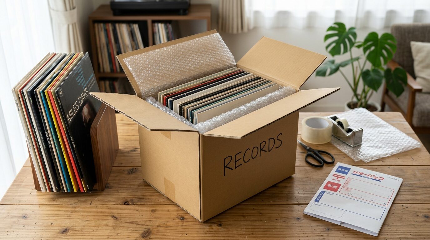 レコードの梱包方法と宅配買取の手順