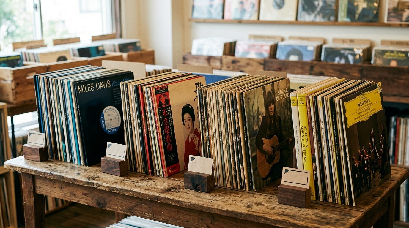 ジャンル別レコード買取相場の一覧