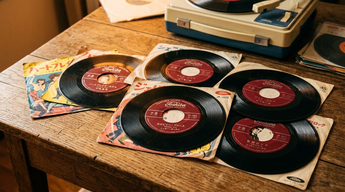 平尾昌章レコードの買取相場イメージ