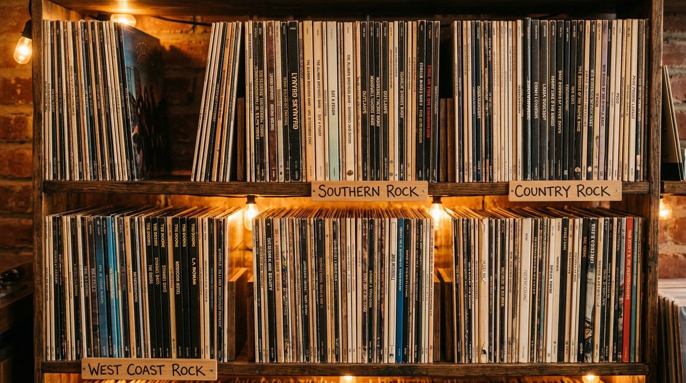 スタイル別アメリカンロックレコード分類